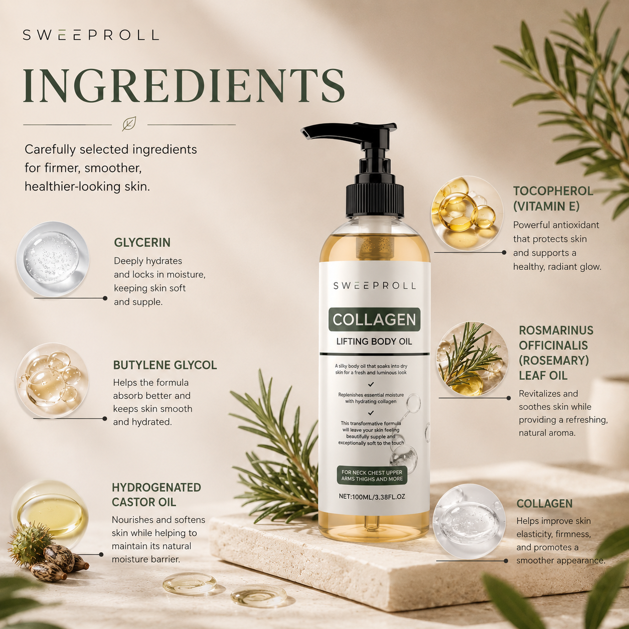 SweepRoll Collagen Lift Oil